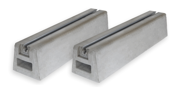 レール付コンクリート